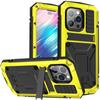 Цельнометаллический бронированный сверхпрочный чехол для Apple Iphone 14 13 12 Pro Max, защита экрана камеры, противоударный чехол для телефона