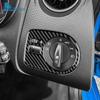 DJWX5 Real Soft Carbon Fiber Sticker For Seat Ibiza 6j 2009 2010 2011 2012 2013 2014 LHD RHD Car Headlight Switch Frame Interior Trim