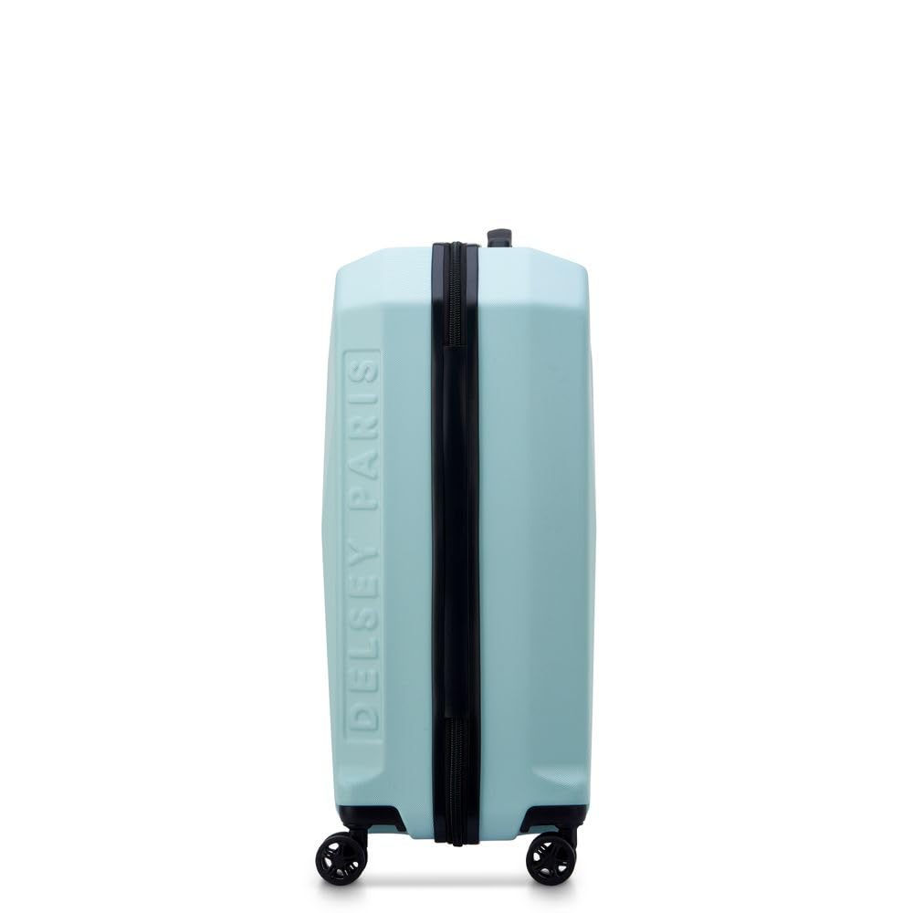 DELSEY PARIS KARAT 2.0 Suitcase, 70L, 67cm, 3.4kg, 5-Year Warranty, TSA Lock, Official Import, DL00261981042, Light Blue