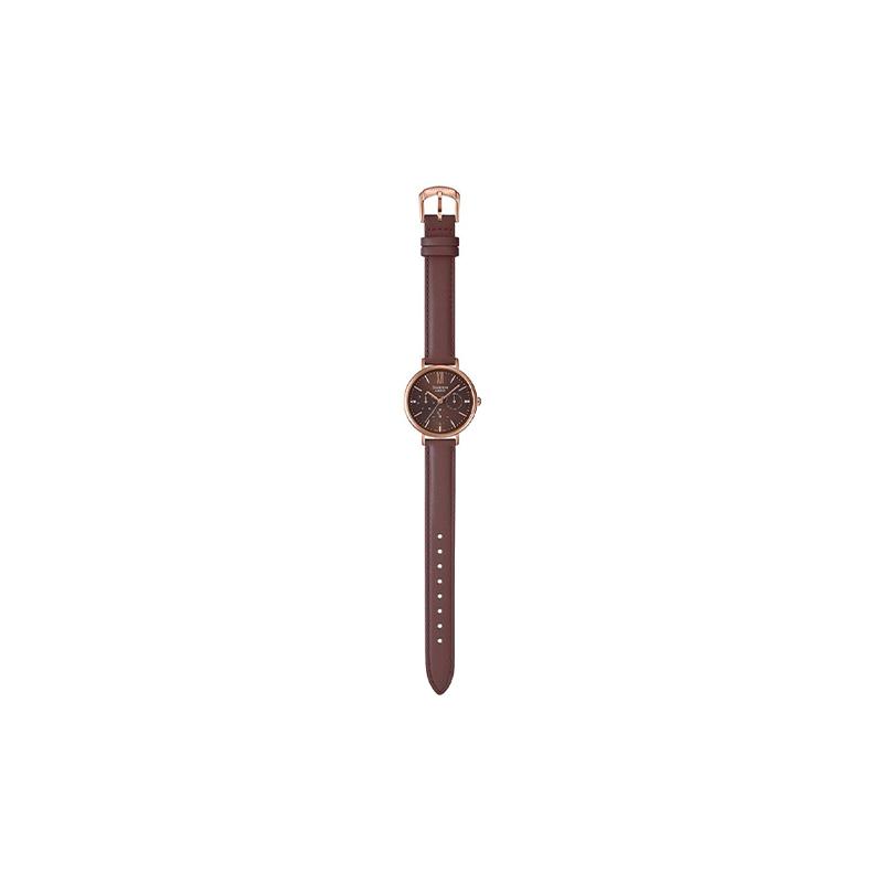 Casio CASIOSHEEN Series Women's Quartz Watch Leather Strap Quartz Movement Leather Strap Japanese and Korean Watch Women's Watch Brown SHE-3064PGL-5A