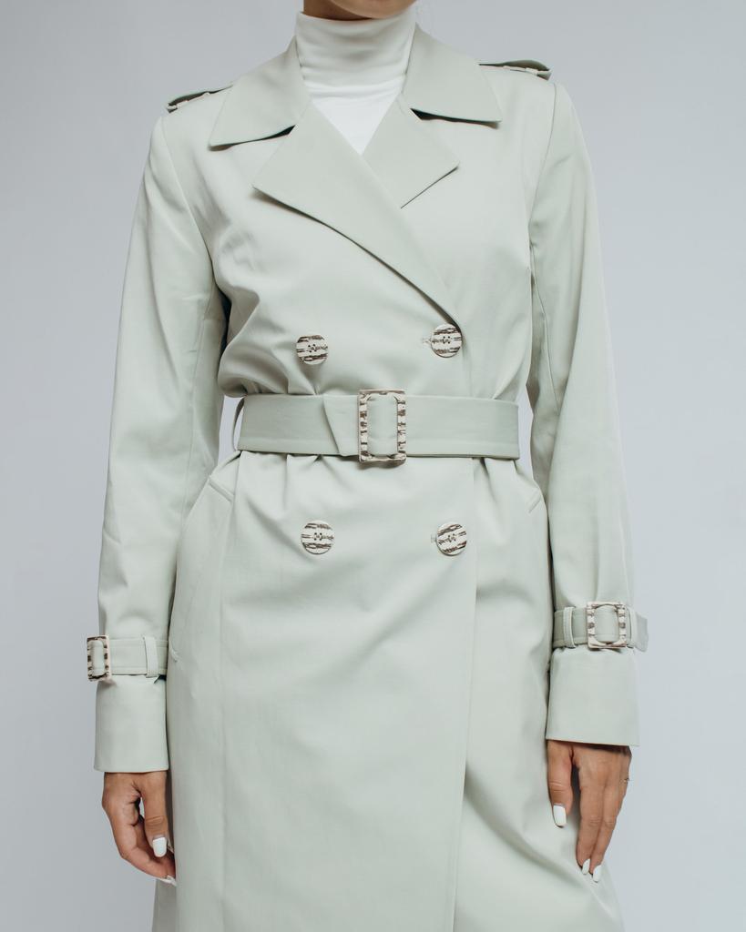 Тренч женский ICON 224 36 молочный