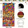 1 piece, performance by the band for the Day of the Dead celebration, polyester fiber art decoration door curtain