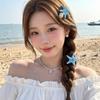 Star Pattern Side Hair Clips for Women Korean Fashion Hairgrips Lightweight Headwear for Daily Wear