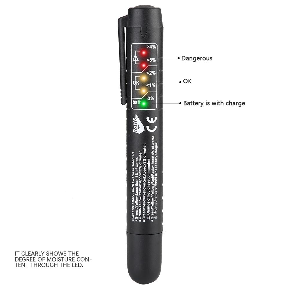 Brake Fluid Pen LED Indicator Car Test Tool for DOT3/4/5 Applicable to Various