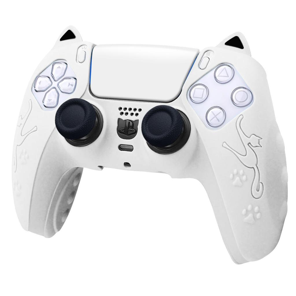 Резиновый силиконовый защитный чехол-кошка Skin для геймпада PlayStation 5 PS5 Силиконовый чехол для игры