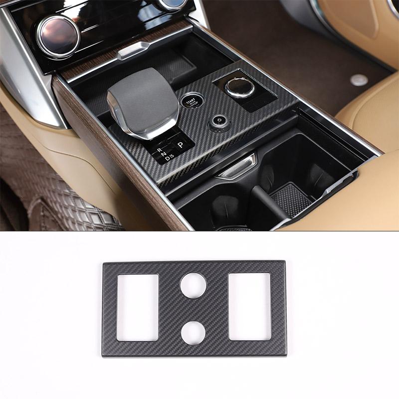 Real Carbon Fiber Car Center Control Shift Panel Frame Decorative Sticker For Range Rover Vogue L460 2025 2025 Car Accessories