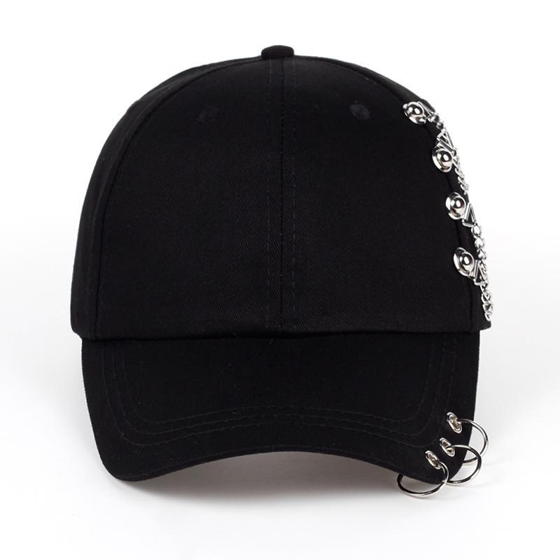 Повседневная регулируемая бейсбольная кепка с железным кольцом Snapback Cap Casquette Hats Повседневная шляпа Gorras Dad