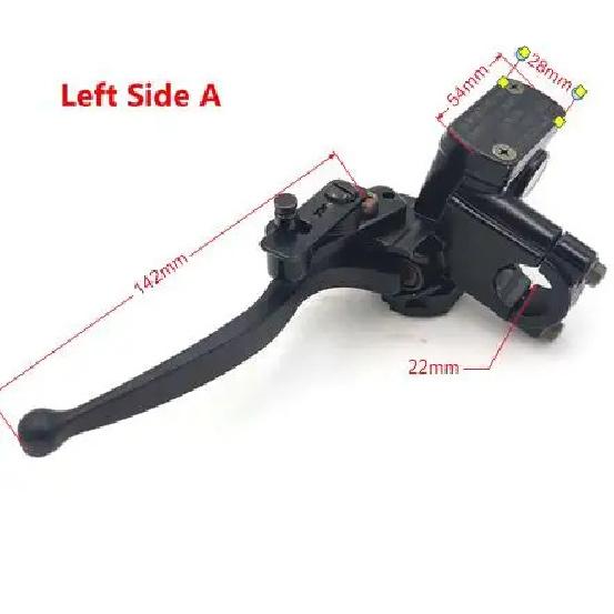 1pcs Left / Rgiht Brake Pump 7/8 inch Quad Bike ATV Front Right Brake Master Cylinder Lever Pump 50cc 110cc 150cc