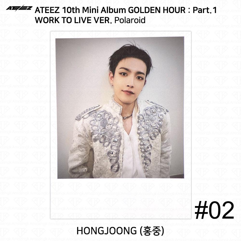 ATEEZ Golden Hour Part.1 Work To Live Ver Photocard Polaroid Disc KPOP K-POP