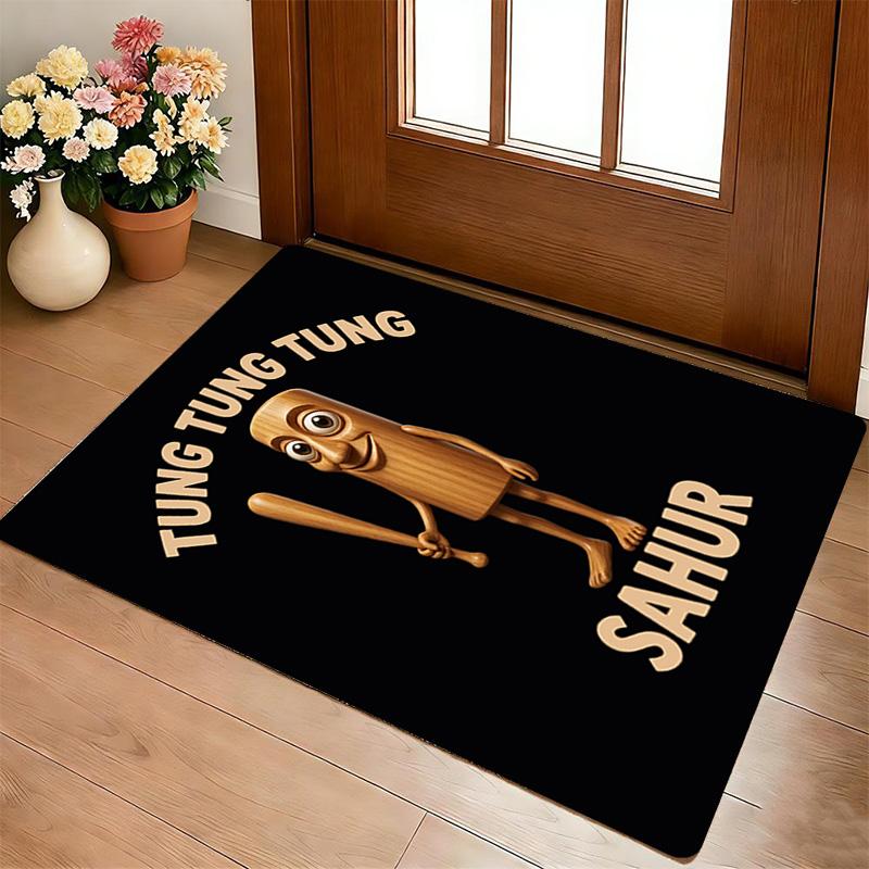 Wooden Stick Living Room Nonslip Area Rug Soft Carpet For Bedroom Game Playroom Sofa Office Home Decor Doormat Christmas Gift C92652