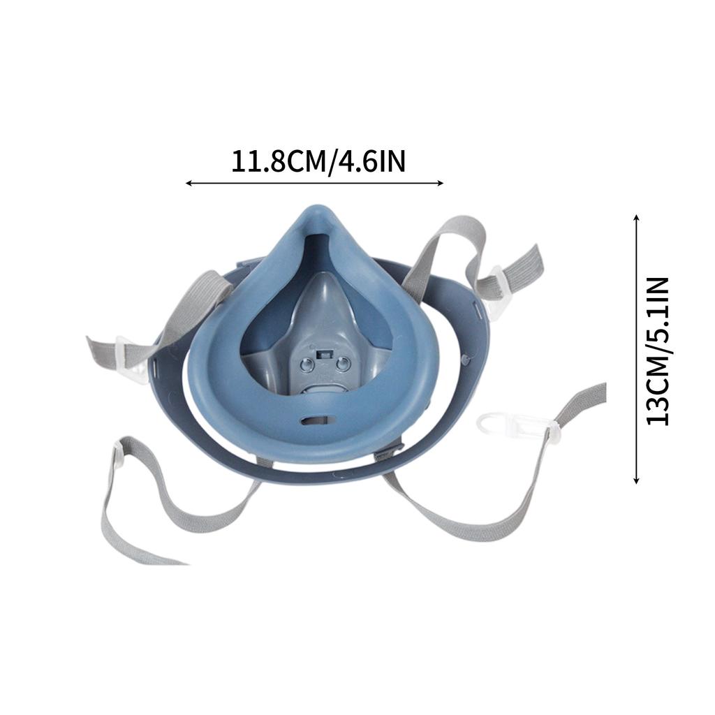 7502 Пылегазовый респиратор Полумаска Пылезащитная маска для покраски Распыления Органические пары Химический газовый фильтр Безопасность работы