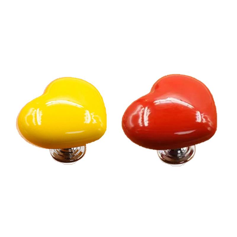 1 шт. Туалетная кнопка с пластиковой ручкой в форме сердца, декор для ванной комнаты, водяной кнопочный переключатель