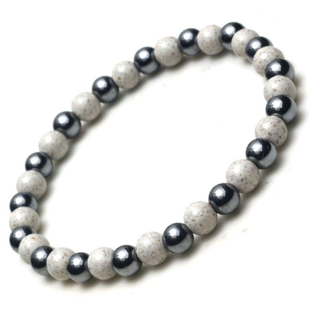 Terahertz Ore Rubber Anklet Hokutolite Genuine Taiwanese 4mm Health Accessory Inspected by Public Institutions