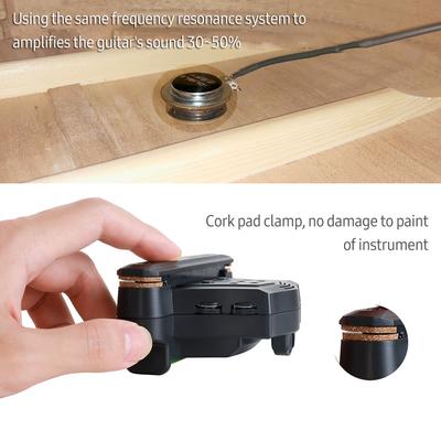 Двойной звукосниматель для гитары G0, резонансный звукосниматель, электрический предусилитель для бас-гитары, катушка, звуковое отверстие, звукосниматель