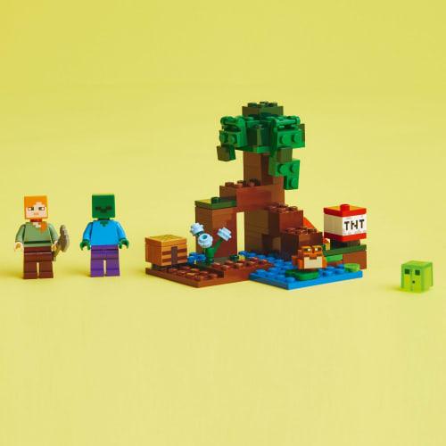 LEGO Minecraft Swamp Adventure Игрушка Подарок на день рождения Блок Рождество Мальчики Девочки Дети 7 лет 8 лет 9 лет Начальная школа Minecraf