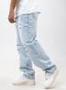 Lucky Dice Small Dice Men's Baggy Jeans Light Blue Washed