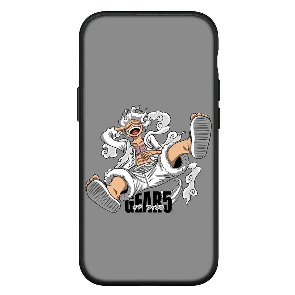 Чехол для iPhone 16 15 Xiaomi Redmi Note 14 13 12 11 Pro Max 16e Samsung Galaxy S25 S24 S23 Moto OPPO Huawei Комиксы Пятая передача Ван Пис Луффи Чехол для телефона