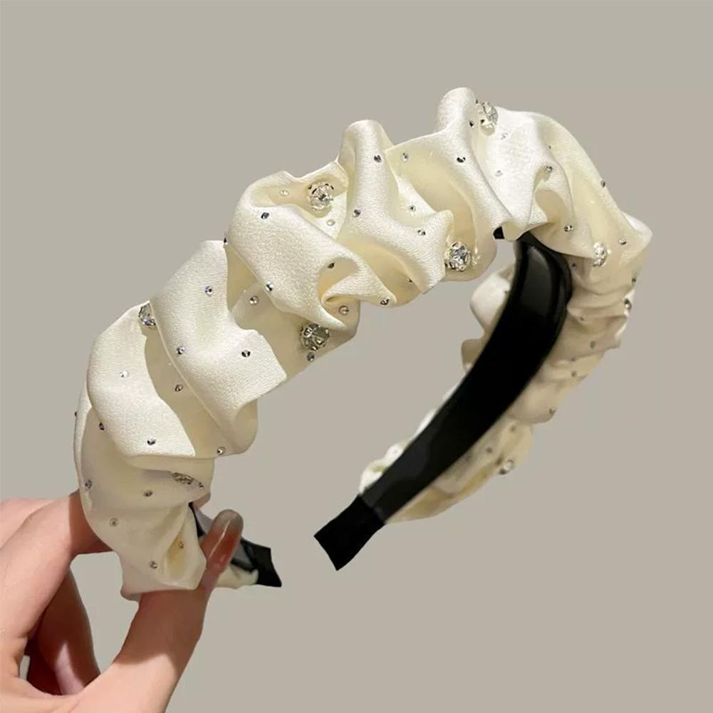 Роскошные ободки для волос со стразами для женщин, однотонные модные ободки для волос, обручи, ободки Ha K2P6