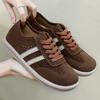Women's Shoes New Lace-up Casual Shoes Retro Breathable Trend Shoes Women's Shallow Mouth Soft Sole Single Shoes