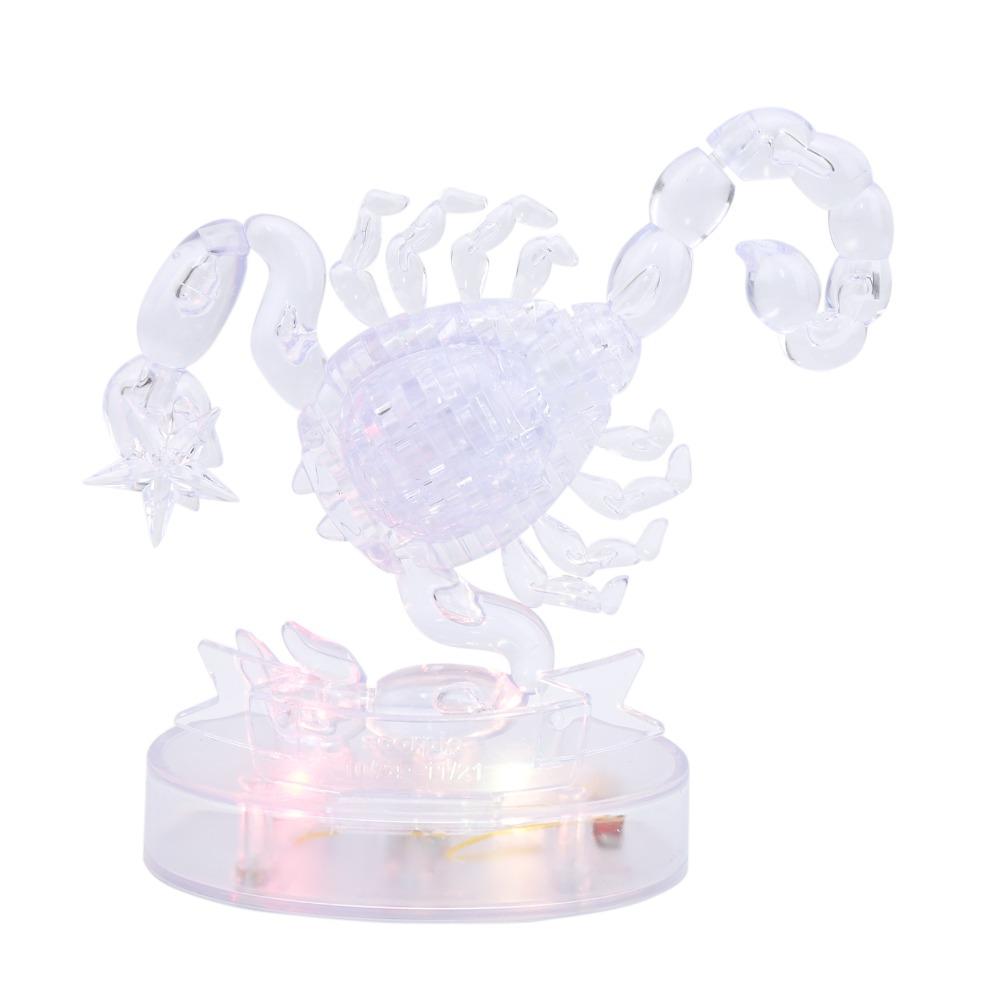 Scorpio Shape Jigsaw Puzzle Toy Self Assembly Crystal Puzzle Decoration Desktop Decor