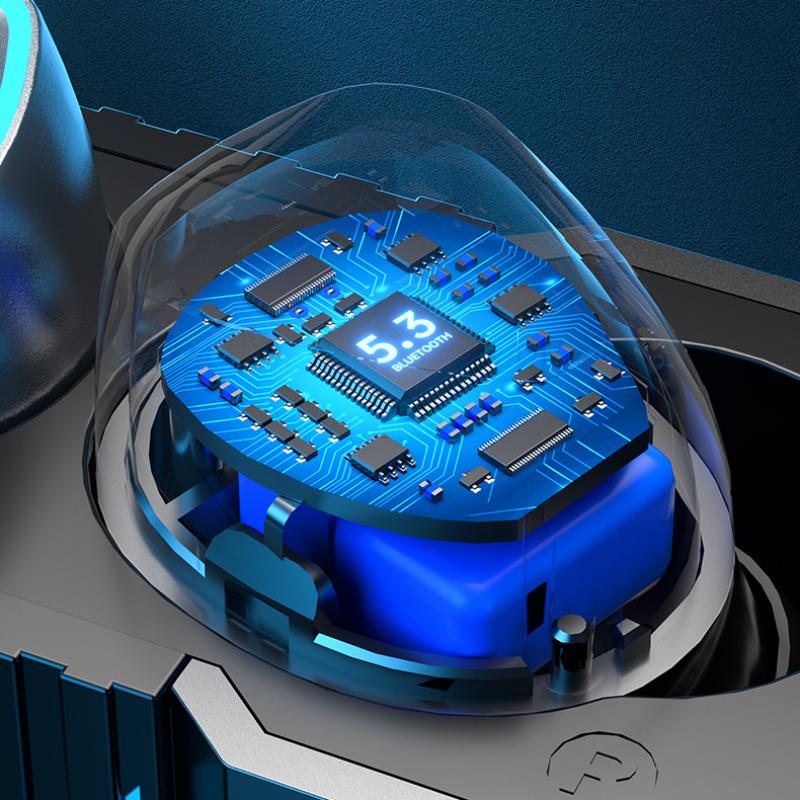 Новый продукт, беспроводная TWS Bluetooth-гарнитура, научная фантастика, космическая кабина с металлическим зондированием, игра с двойным ухом без задержки