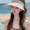 Japan UV Sunscreen Hat 2025 New Summer UV Protection Sun Hat Outdoor Plus Eaves Empty Top Hat