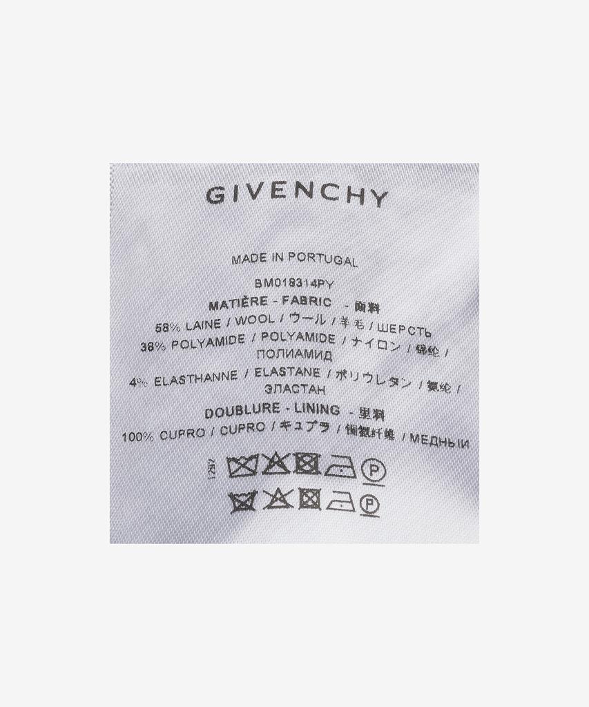 Givenchy 4G Wool Poplin Harrington Jacket - Night Blue / Bm018314Py403
