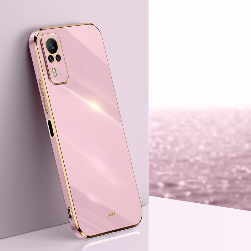 Для Vivo Y51 2020 чехол Роскошный квадратный чехол Vivo Y33 Y31 Y53S 4G чехол для телефона Противоударный силиконовый чехол-накладка Fundas