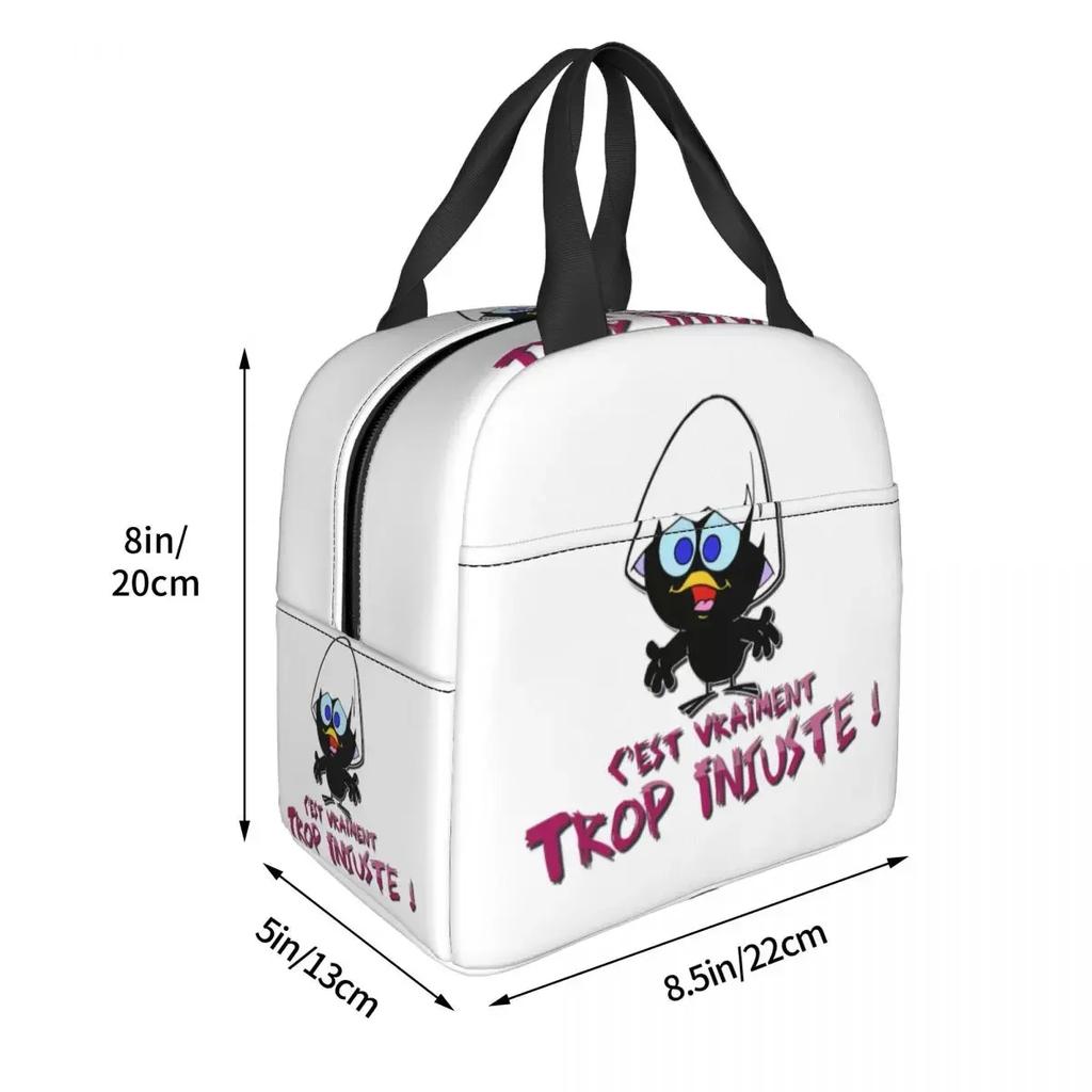 Калимеро Ланч-бокс Многофункциональный Теплый Охладитель Термический Изолированный Ланч-пакет для Женщин Школа Работа Пикник Портативные Сумки-тоут