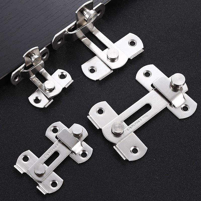 Stainless Steel Hasp Latch Lock For Sliding Door Window Cabinet Fitting For Home Security Door Hardware Accessories