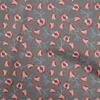 Cotton Flex Gray Fabric Floral Sewing Craft Projects Fabric Prints By Yard 40 Inch