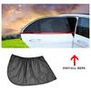 2PCS Car Window Screen Door Covers Front/Rear Side Window UV Sunshine Cover Shade Mesh Car Mosquito Net For Baby Child Camping