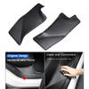 2Pcs Car PU Leather Rear Door Sill Anti for , Small Dust Can be Wiped with Towel