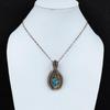 Spiny Oyster Copper Turquoise Pendant Copper Wire Wrapped Pendant Handmade Jewelry Gemstone Pendant Copper Wire Wrap Jewelry Engagement Gift