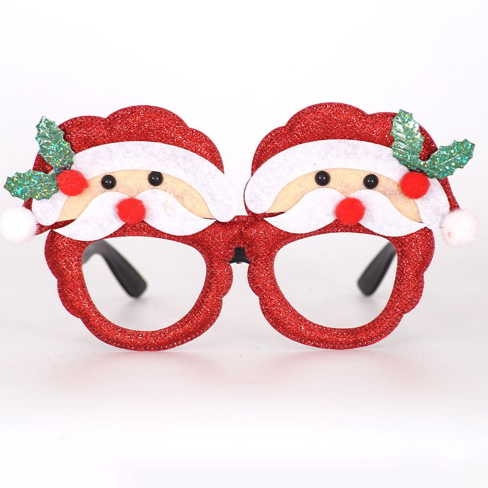 Vibrant Christmas Party Glasses For Children With Playful Reindeer Antlers And Festive Snowman Themes