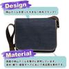 [creare Kiki] Denim Shoulder Bag, A4 Size, Made in Japan with Okayama Denim, Lightweight, Unisex, Casual Bag for Adults, Dom-002