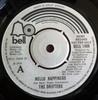 7inch Record DRIFTERS - Hello Happiness BELL1469PROMO Bell Records 1975 UK Rock Used