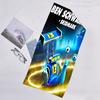 1pc TURBO3 Beach Towel, Beach and Seaside Swimming Pool Equipment, Fashion Pattern, Rectangular, Travel Essentials