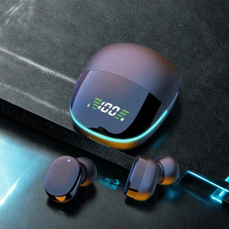 Беспроводные Bluetooth-наушники TWS Fone с микрофоном, светодиодным дисплеем, вкладышами, Bluetooth-гарнитурой, наушниками с шумоподавлением