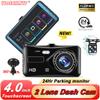 4-inch Dash Cam 1080P HD for Cars Touch Screen Car DVR Video Recorder Rear View Camera for Vehicle Parking Monitor Black Box 24H