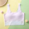 Girls' Underwear One Piece Sports Tank Top Middle School Girls' Development Stage Student Bra Ice Silk Breathable and Comfortable Underwear