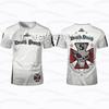 Лето  мужчины 5FDP Five Finger Death Punch Череп Футболка С коротким рукавом Воротник-стойка Футболка Большого размера Для мужчин Женщин Футболка