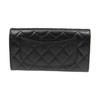 Chanel 23P Классический стеганый длинный кошелек-портмоне Женский кошелек Черный AP0241-Y01864-C3906