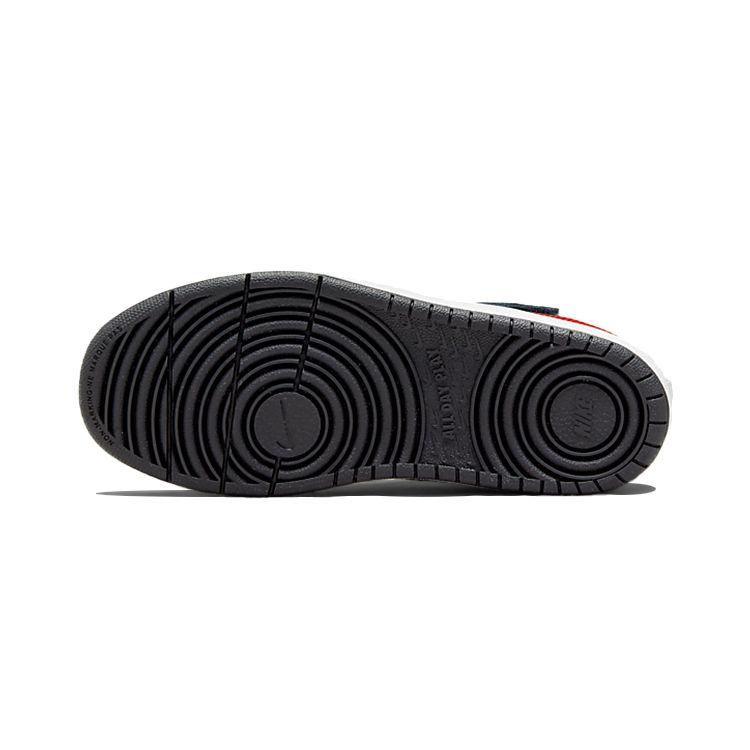 Nike Court Borough Low 2 PS Белый Темно-синий Черный Красный DO7447-101