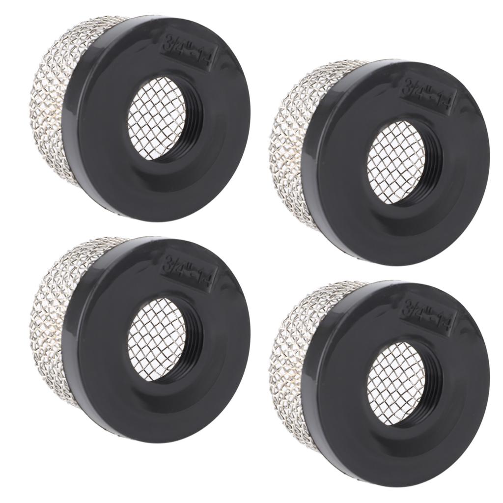Stainless Steel Mesh Strainer 3/4in‑14 Female Thread Aerator Screen Strainer for Livewell Pump 4pcs