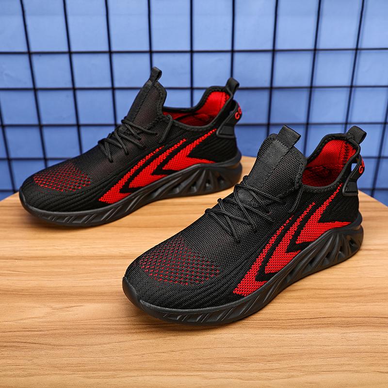 Мужская спортивная обувь 2024 весна уличная дышащая толстая подошва модная сетчатая обувь повседневная обувь для ходьбы вулканизированная обувь Zapatos Hombre