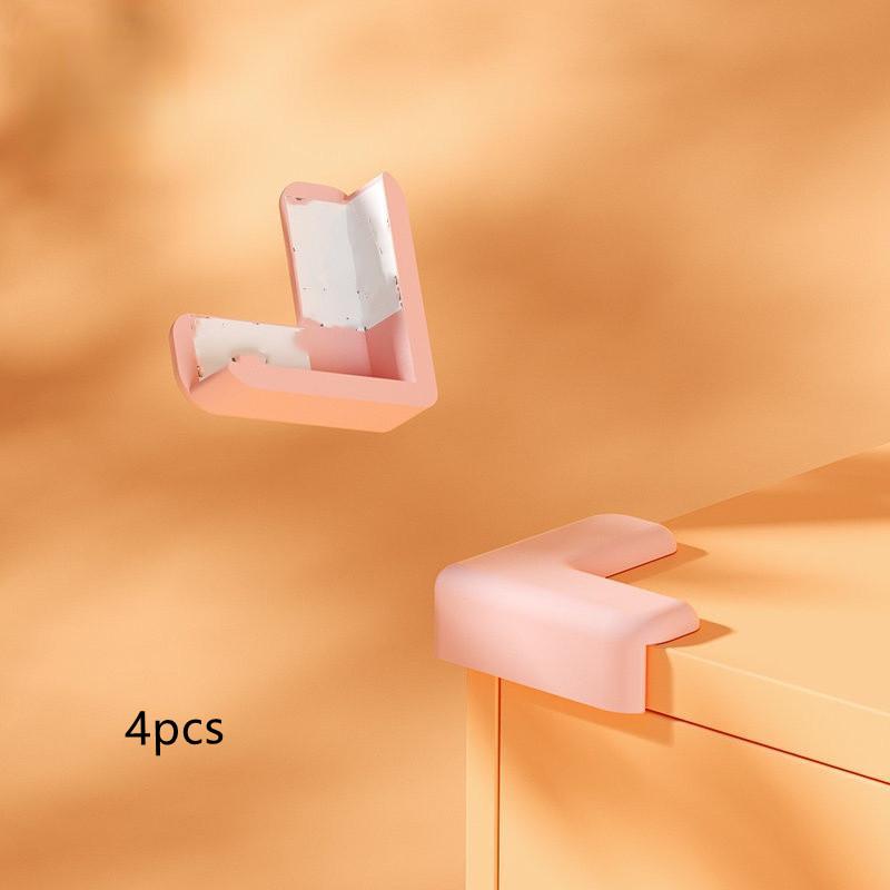 4 шт./компл., прозрачная защитная крышка L-образной формы для детской безопасности, угловая защита стола, защита детей