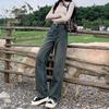 Women's Summer 2024 High-Waist White Wide-Leg Jeans