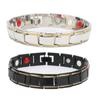 Fashionable Magnet Bracelet Titanium Steel Exquisite Elegant Magnetic Therapy Bracelet for Men Women