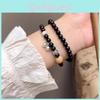 Stylish Black Mountain Ghost Bracelet For Women National Wind Retro Fall Winter